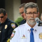 Lemoore Police Department Chaplain Gene Pensiero.